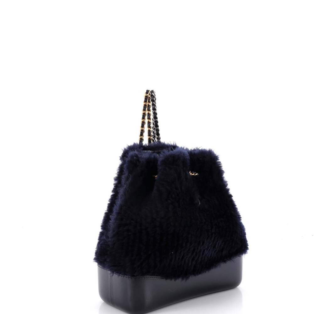 Chanel Gabrielle Backpack Shearling And #258289C25B - Picture 2 of 7